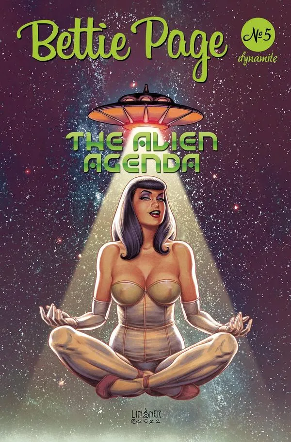 Cover of Bettie Page and the Alien Agenda #5
