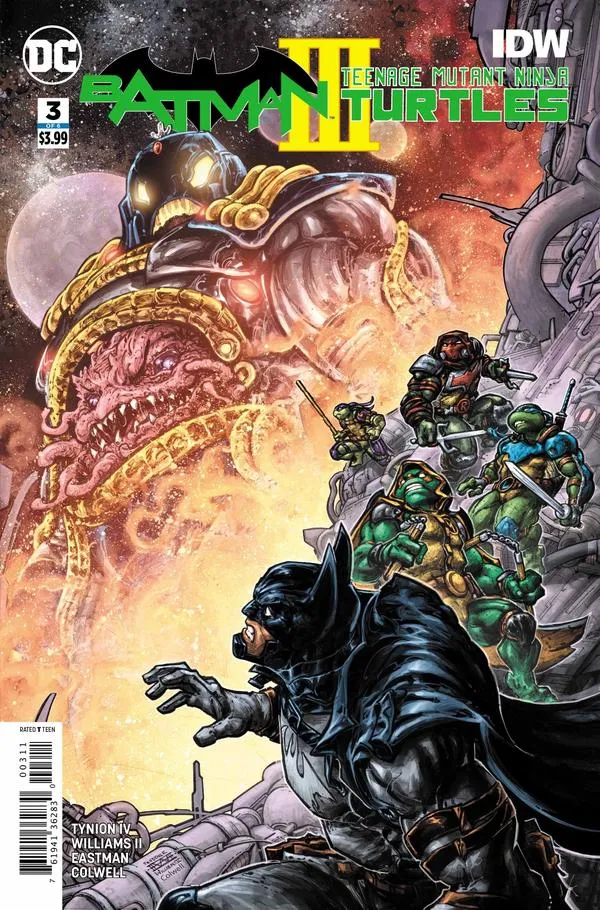 Cover of Batman / Teenage Mutant Ninja Turtles III #3