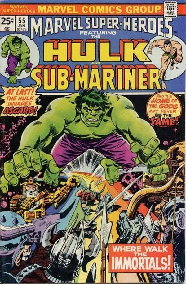 Cover of Marvel Super-Heroes #55