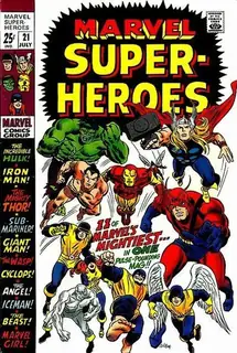 Cover of Marvel Super-Heroes #21