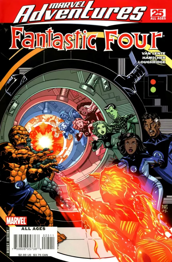 Cover of Marvel Adventures Fantastic Four #25