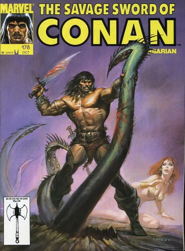 Cover of The Savage Sword of Conan #178