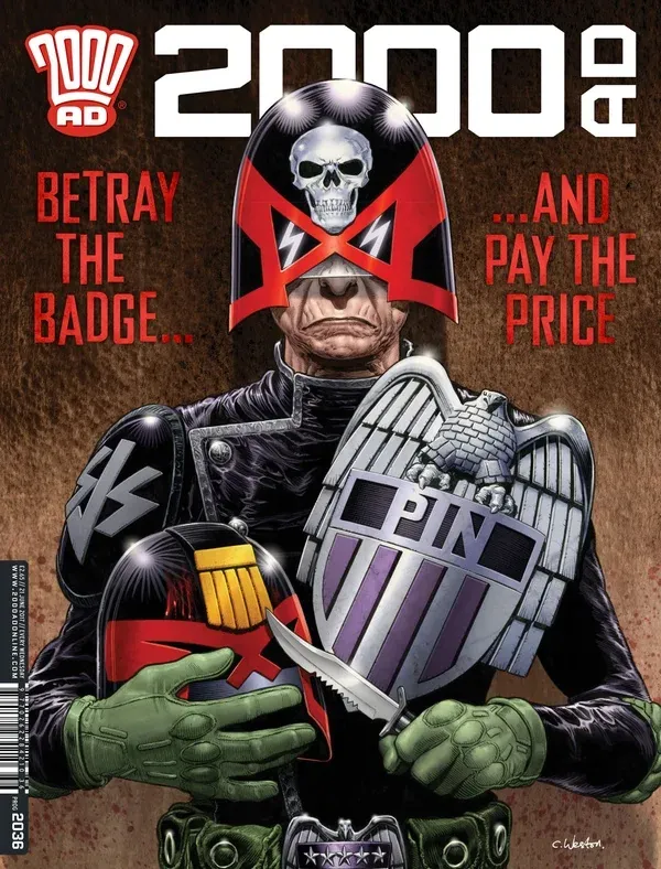 Cover of 2000 AD #2036