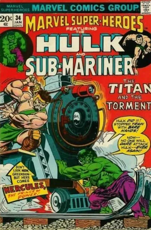 Cover of Marvel Super-Heroes #34