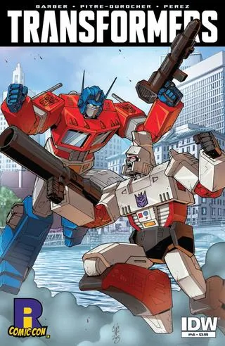 Cover of The Transformers #46