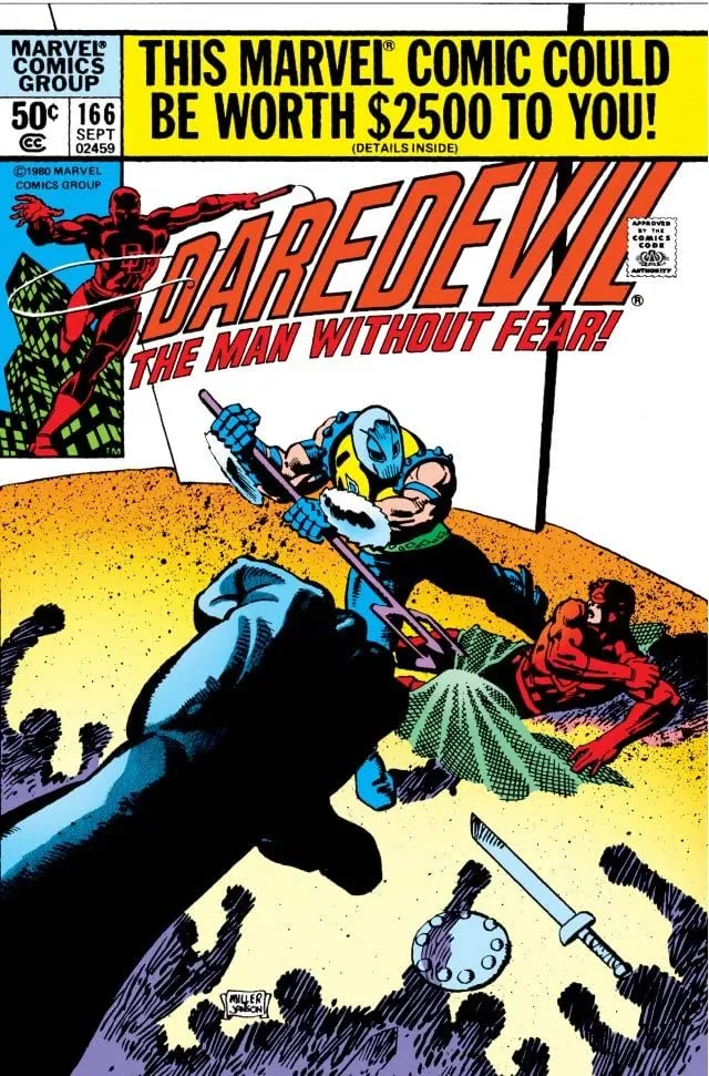 Cover of Daredevil #166