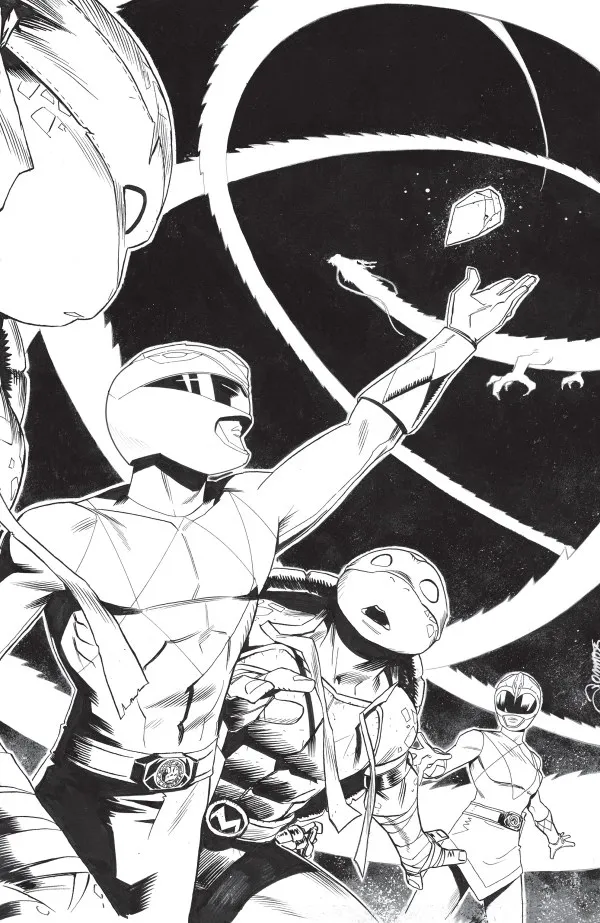 Cover of Mighty Morphin Power Rangers / Teenage Mutant Ninja Turtles III #4