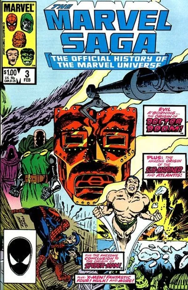 Cover of The Marvel Saga the Official History of the Marvel Universe #3