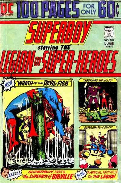 Cover of Superboy #202