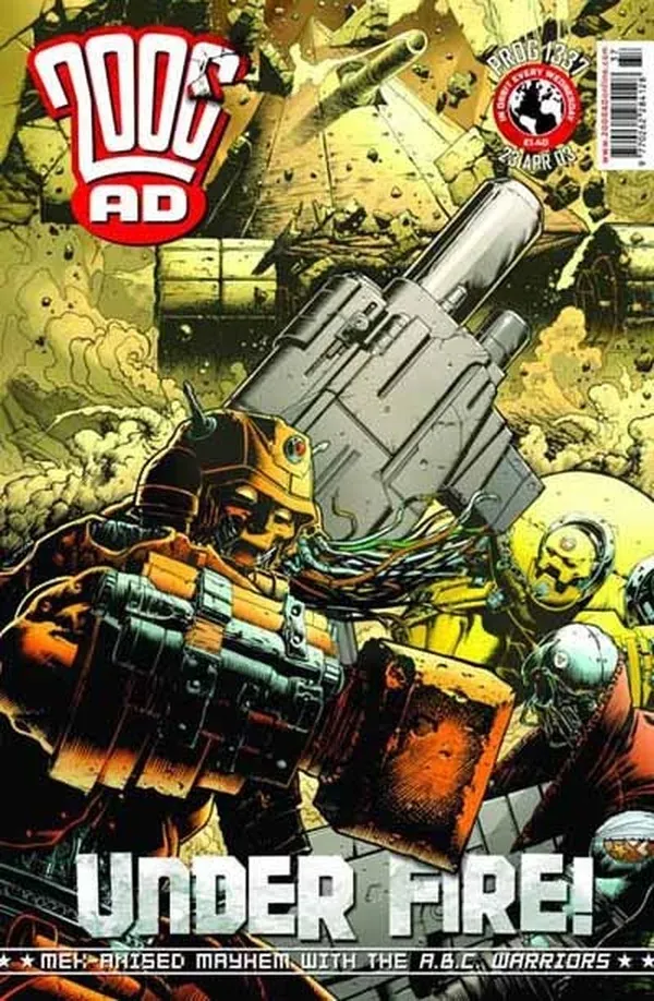 Cover of 2000 AD #1337