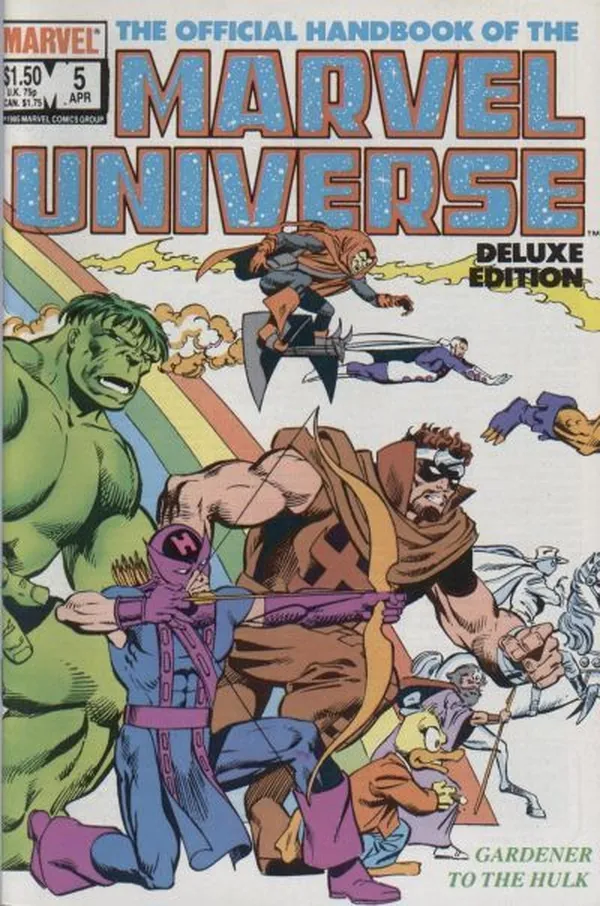Cover of The Official Handbook of the Marvel Universe #5