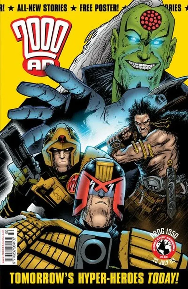 Cover of 2000 AD #1350