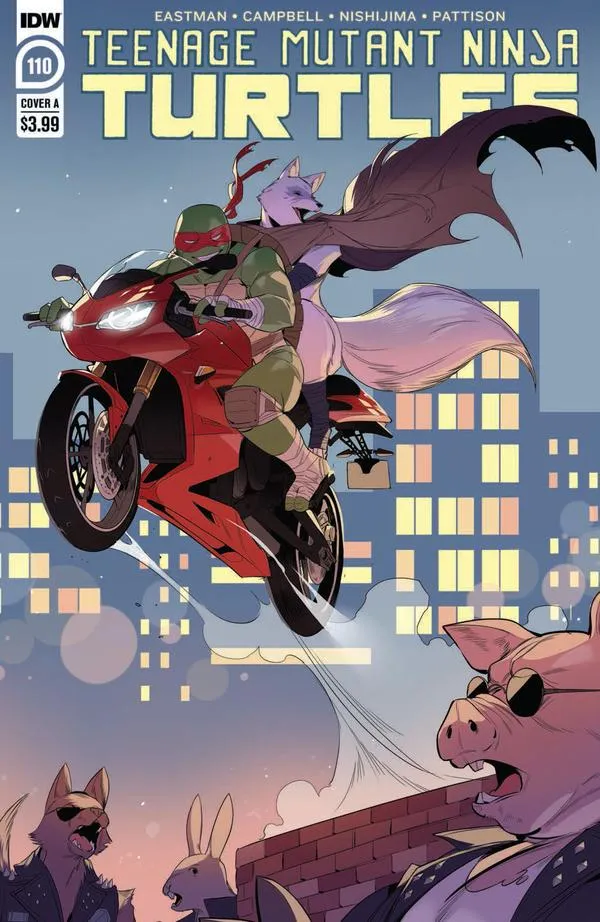 Cover of Teenage Mutant Ninja Turtles #110