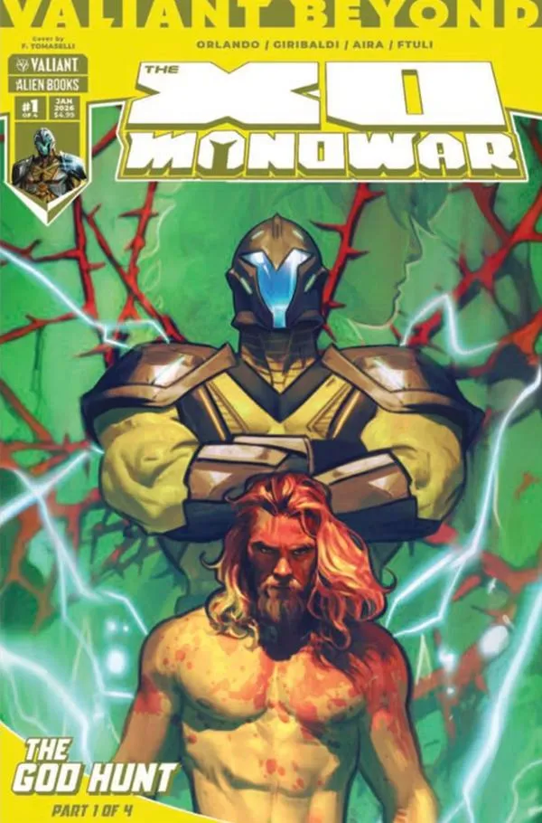 Cover of Valiant Beyond: The X-O Manowar: The God Hunt #1