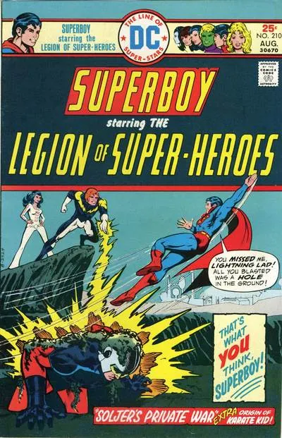 Cover of Superboy #210