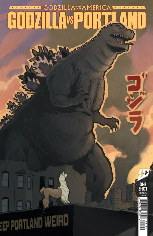 Cover of Godzilla vs. America: Portland #1