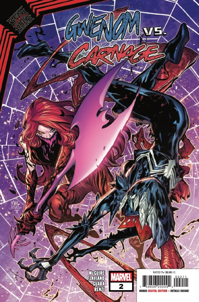 Cover of King in Black: Gwenom vs. Carnage #2