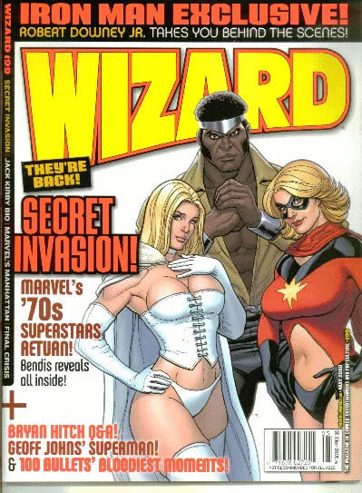 Cover of Wizard: The Comics Magazine #199