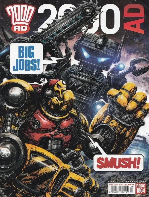 Cover of 2000 AD #1864