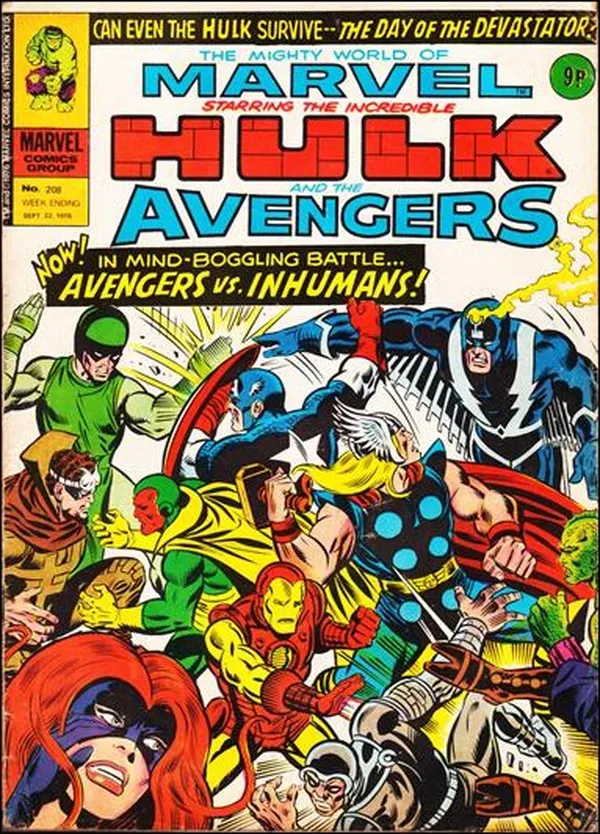 Cover of The Mighty World of Marvel #208