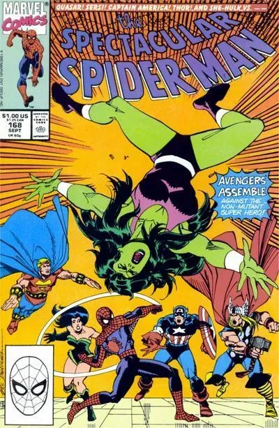 Cover of The Spectacular Spider-Man #168
