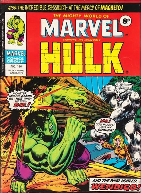 Cover of The Mighty World of Marvel #196