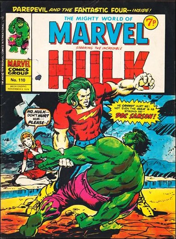Cover of The Mighty World of Marvel #110