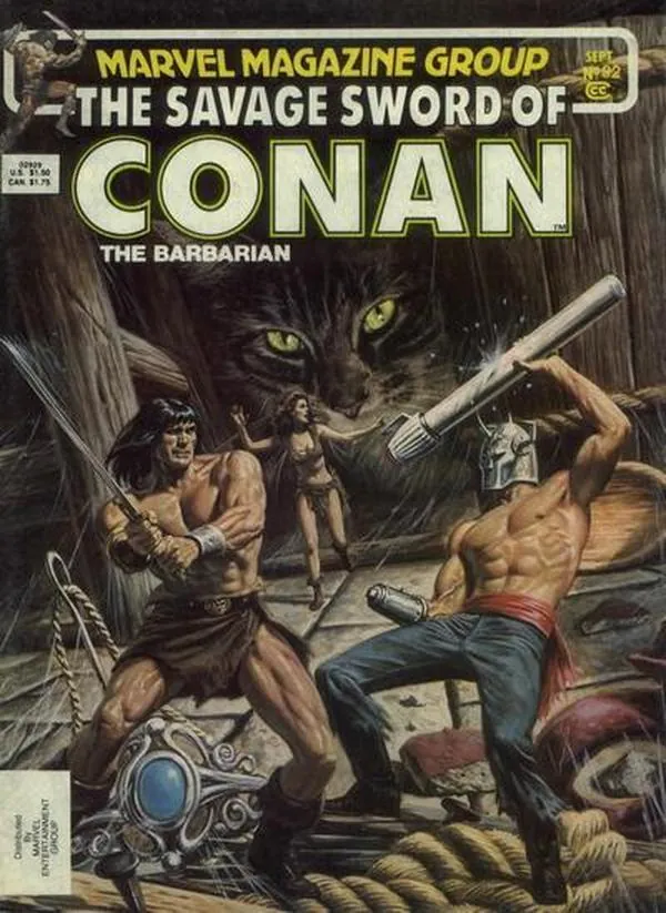 Cover of The Savage Sword of Conan #92