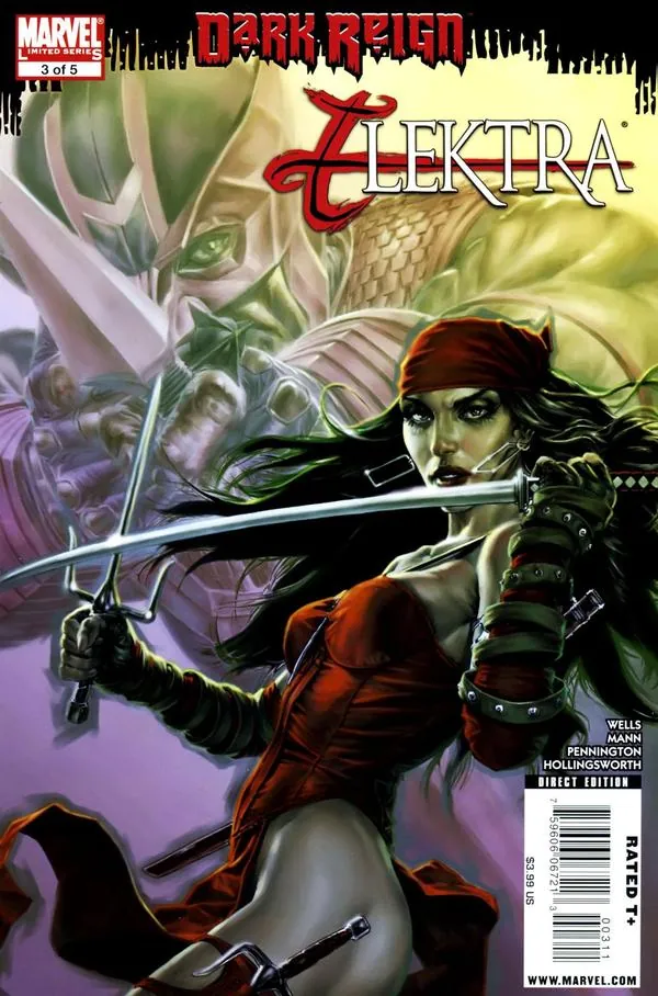 Cover of Dark Reign: Elektra #3