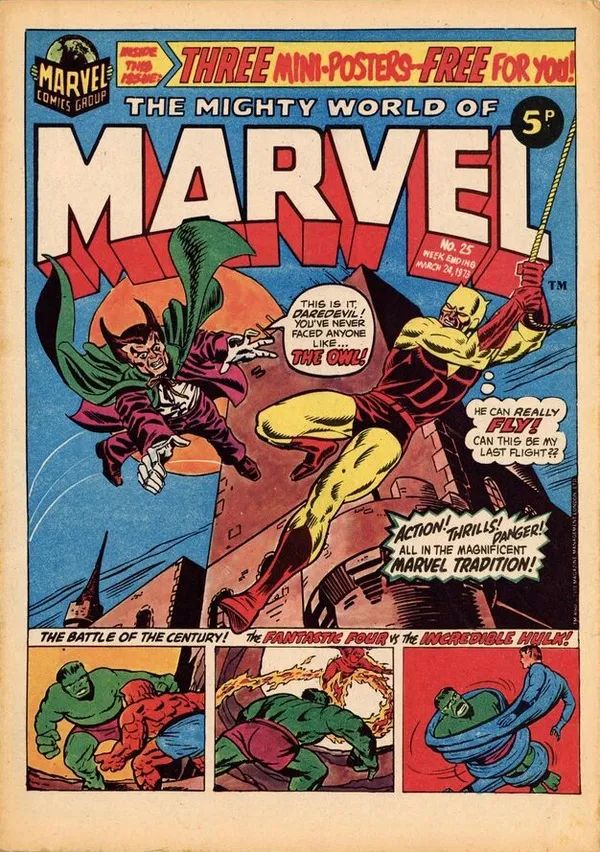 Cover of The Mighty World of Marvel #25