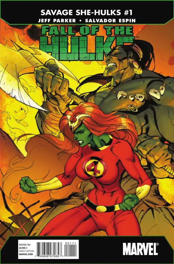Cover of Fall of the Hulks: The Savage She-Hulks #1