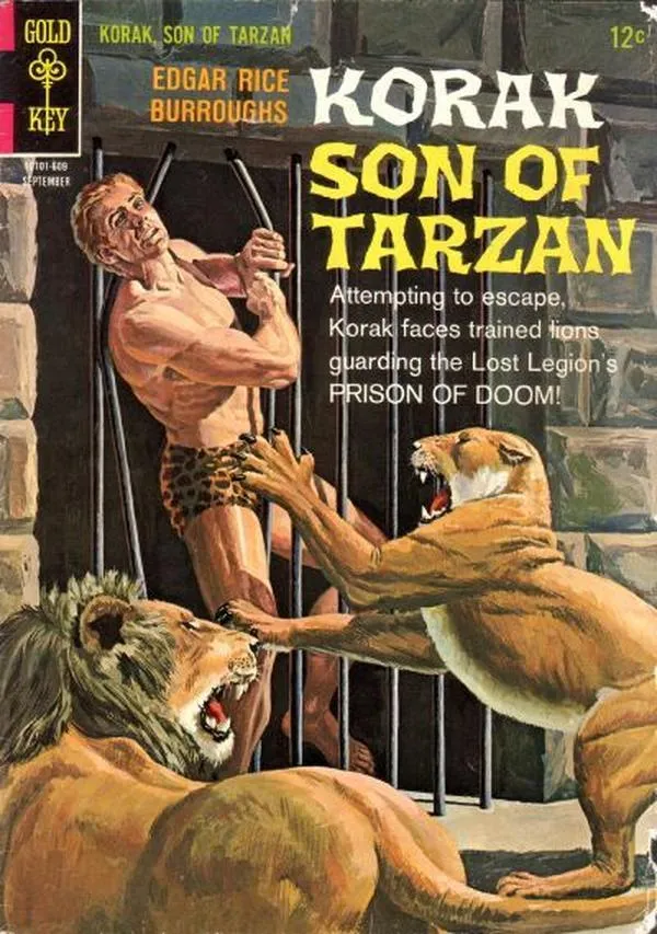 Cover of Edgar Rice Burroughs Korak, Son of Tarzan #14