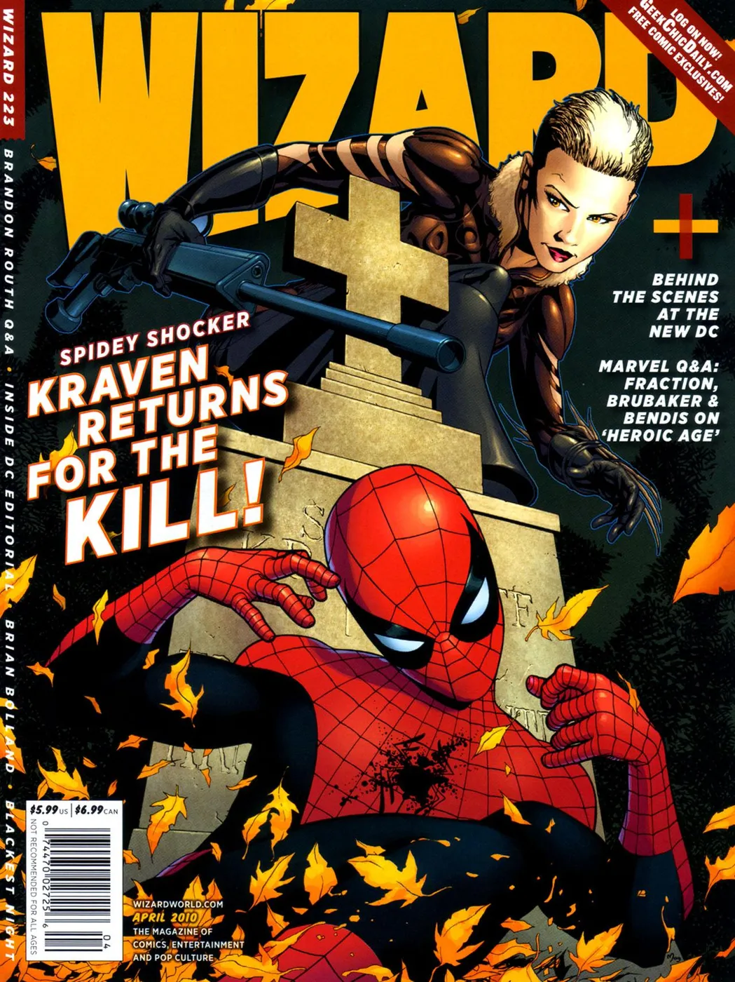 Cover of Wizard: The Comics Magazine #223