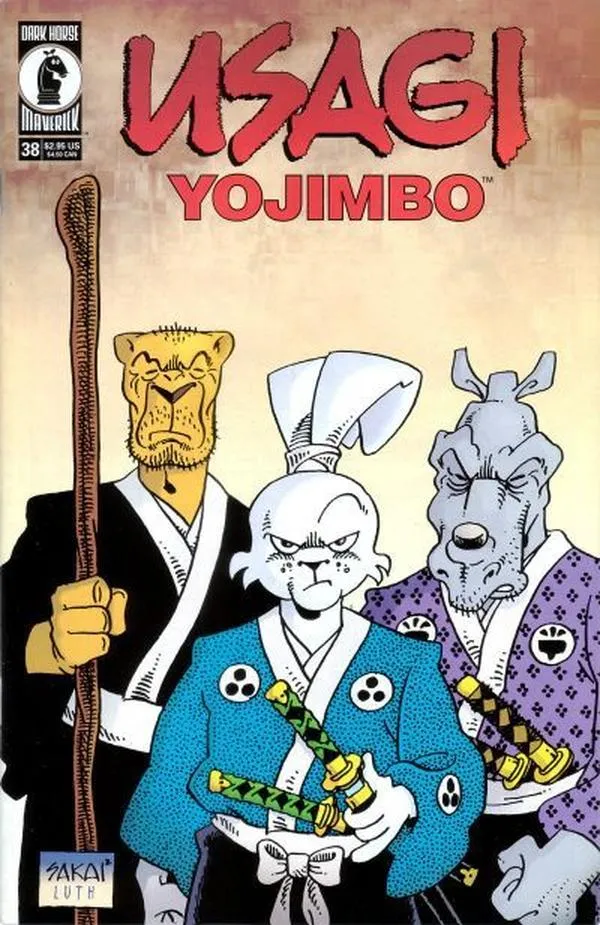 Cover of Usagi Yojimbo #38