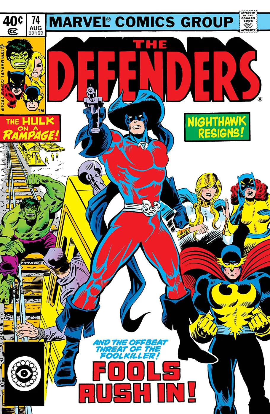 Cover of The Defenders #74