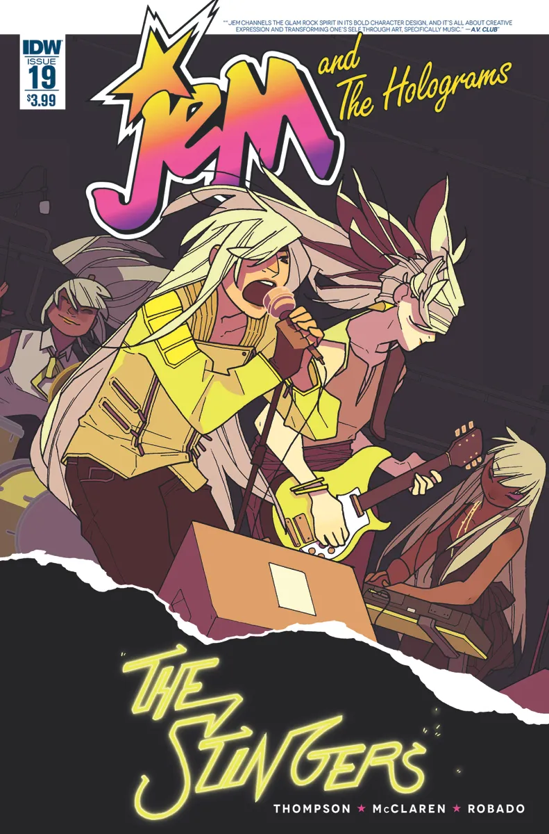 Cover of Jem and the Holograms #19