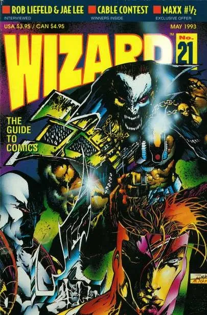 Cover of Wizard: The Comics Magazine #21