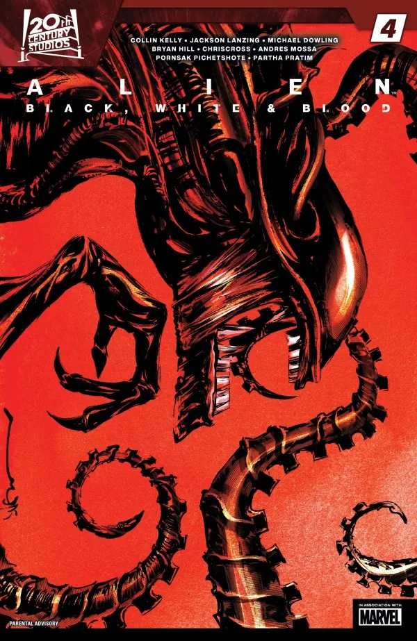 Cover of Alien: Black, White & Blood #4