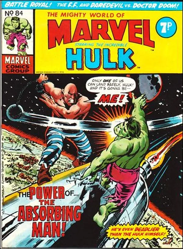 Cover of The Mighty World of Marvel #84