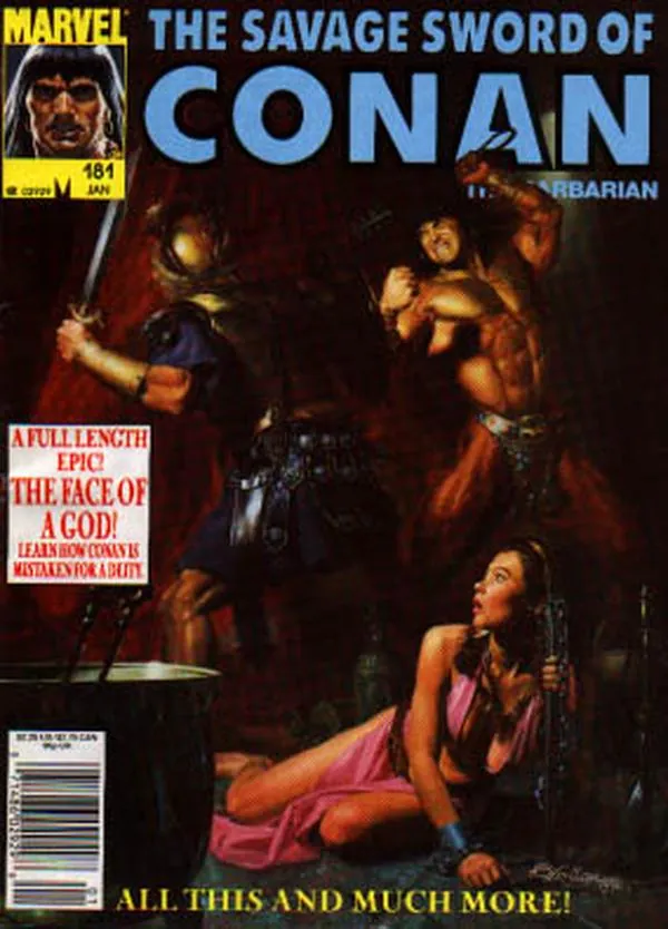 Cover of The Savage Sword of Conan #181
