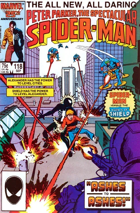 Cover of The Spectacular Spider-Man #118