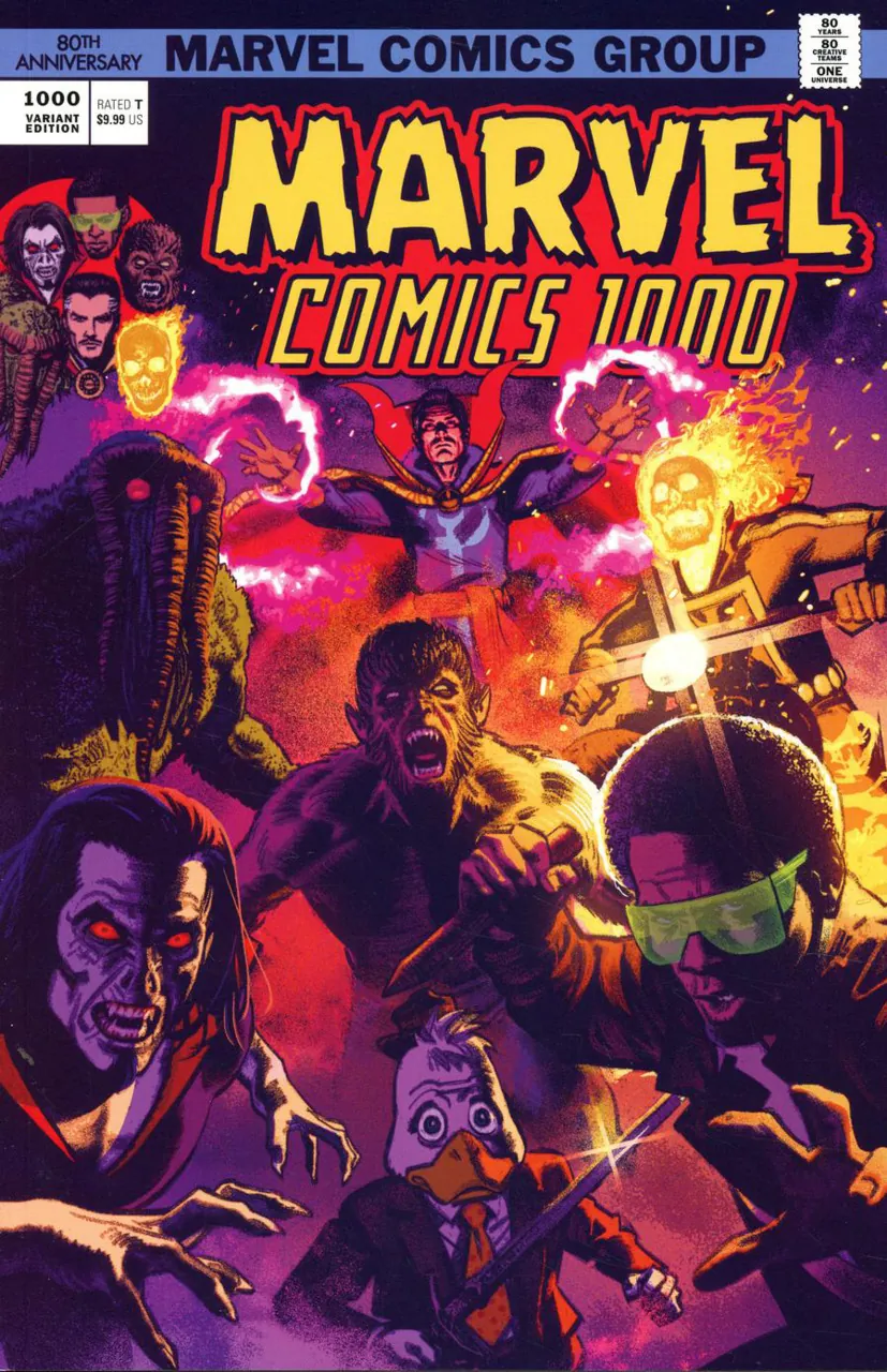 Cover of Marvel Comics #1000