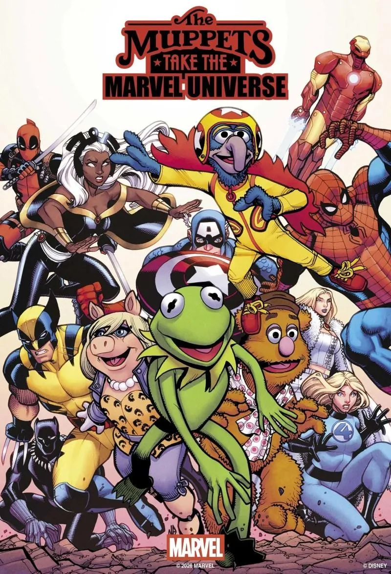 Cover of The Muppets Take the Marvel Universe #1