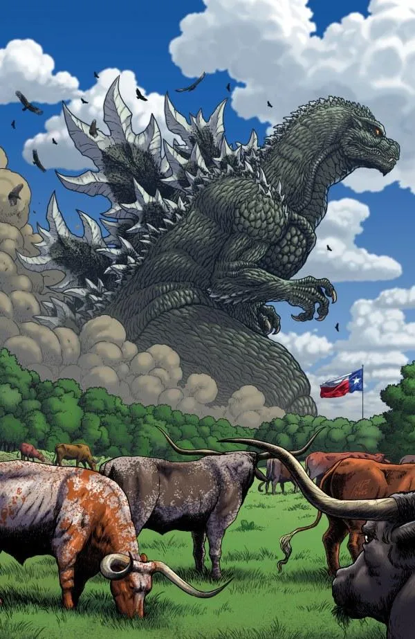 Cover of Godzilla vs. America: Texas #1