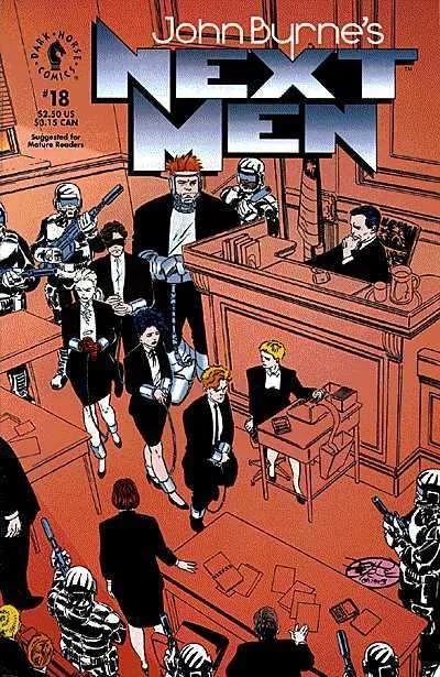 Cover of John Byrne's Next Men #18