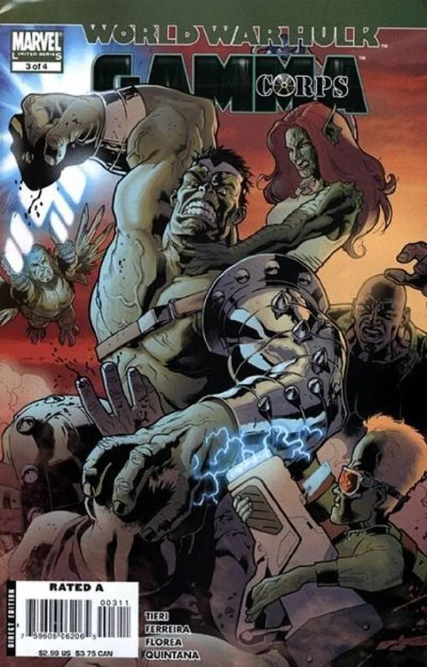 Cover of World War Hulk: Gamma Corps #3