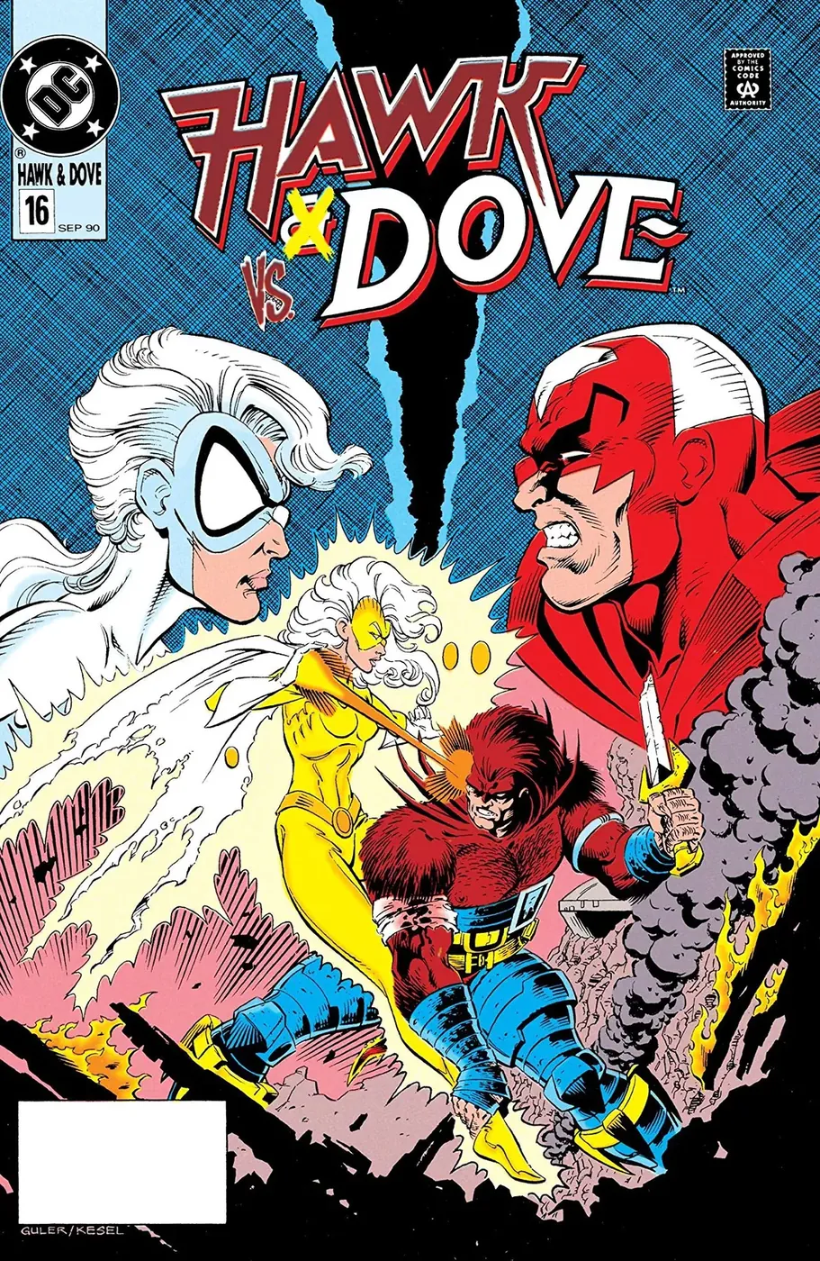 Cover of Hawk and Dove #16