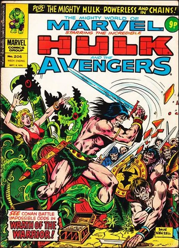 Cover of The Mighty World of Marvel #206