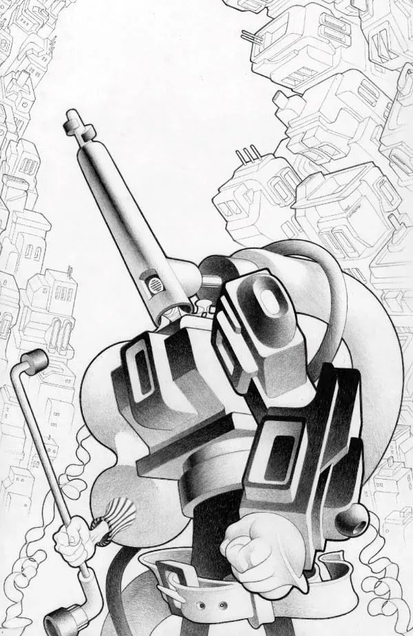 Cover of Faceless and the Family: Maze of the Mechanical Aliens #1