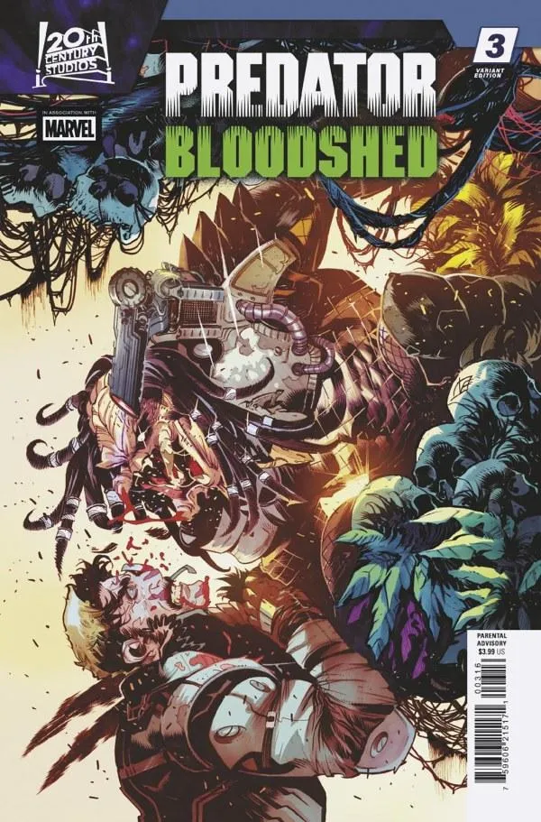 Cover of Predator: Bloodshed #3